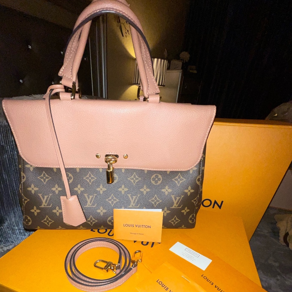 Authentic Louis Vuitton Venus Cerise monogram Handbag Satchel